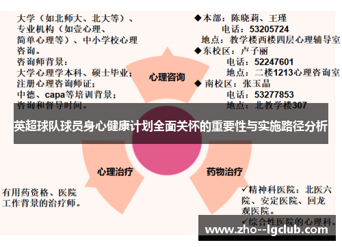 英超球队球员身心健康计划全面关怀的重要性与实施路径分析